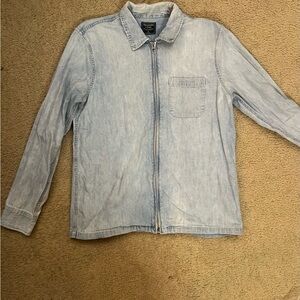 Abercrombie & Fitch Light Blue Denim Jacket